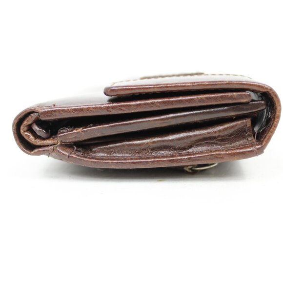 Mancini Women's RFID Secure Small Clutch Wallet Cognac 8700294-Cognac - Picture 4 of 8